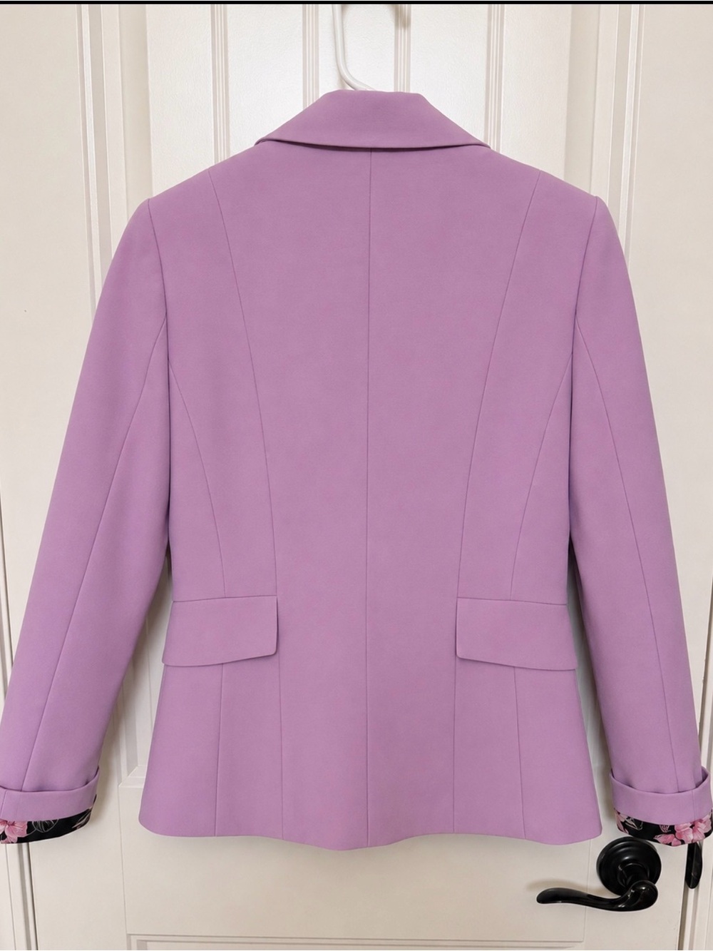 White House Black Market Mauve Single-Breasted Blazer - Women's Size 6 - Picture 2 of 4